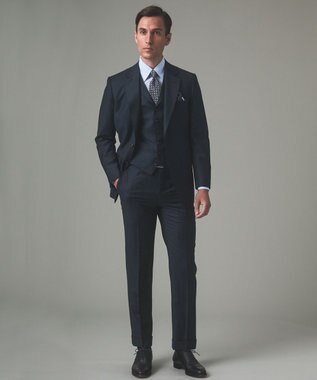 GOTAIRIKU 【形態安定】PREMIUMPLEATS_レギュラーカラー 通年ドレスシャツ サックスブルー系