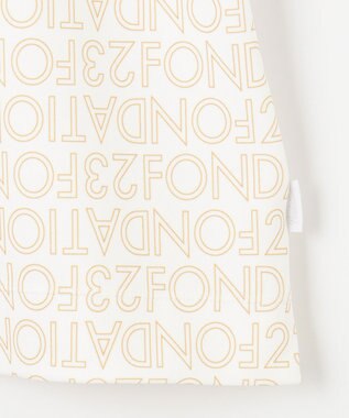 WOMEN】【23Fondation/WEB&一部店舗限定】ロゴ総柄 モックネックシャツ