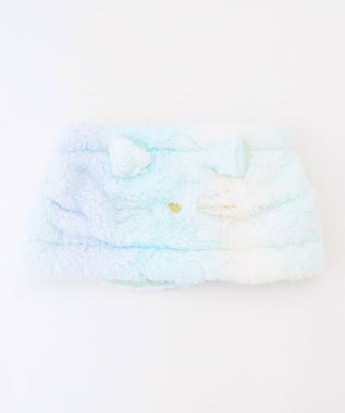 ANY KIDS ネッコウォーマー ミント×レインボー