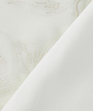 J.PRESS LADIES 【一枚で着映え】シアーエンブロイダリー カットソー ライトミント系