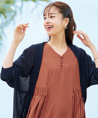 Tiaclasse 捻じりフープパール付きピアス シルバー