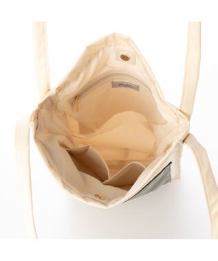 UNBILLION カシュカシュ cachecache / チェーンステッチ刺繍トートバッグ アイボリー