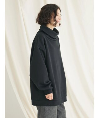 CRAFT STANDARD BOUTIQUE 【男女兼用】裏起毛タートルスウェット Black