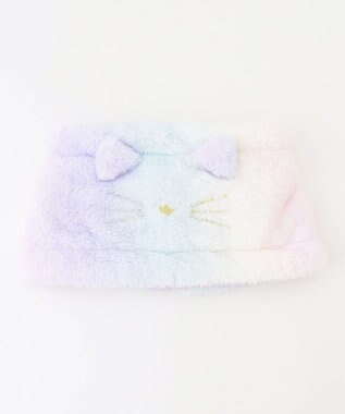 ANY KIDS ネッコウォーマー ラベンダー×レインボー