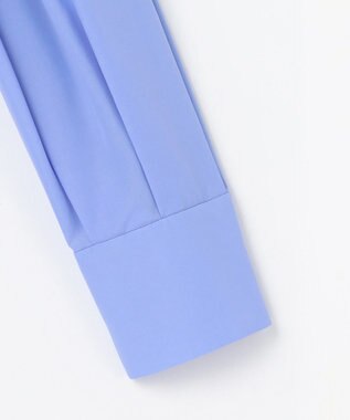 自由区 L 【カタログ掲載】ナチュラルタッチボウタイ ブラウス サックス