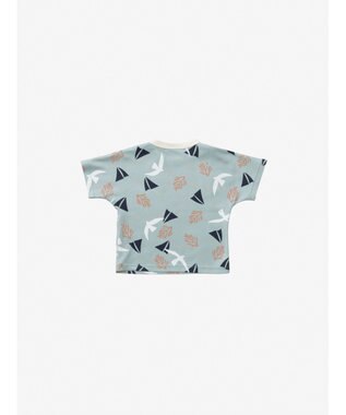 HELLY HANSEN 【ベビー・抗菌防臭・記名ラベル付き】 マイファーストHHプリントセットアップ ミスティグレー