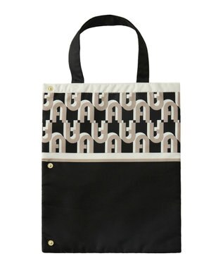 MOONBAT FURLA 傘袋 折りたたみ傘用 アーチロゴ／内側吸水生地 ブラック