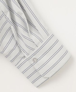 ANY L 【UVカット/抗菌防臭/速乾/手洗い可】エニィファンクション ストライプドルマンシャツ ブルーストライプ