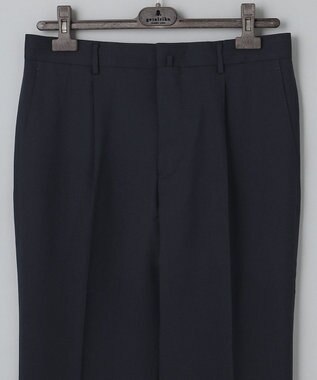 GOTAIRIKU ウォッシャブル ウール トラウザーズ（１タック） ネイビー系