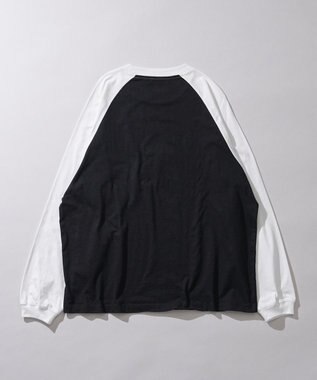 WEGO 【ユニセックス着用ITEM】ラグラングラフィックBIGロンT ブラックその他