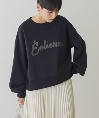  チェーン刺繍スウェット