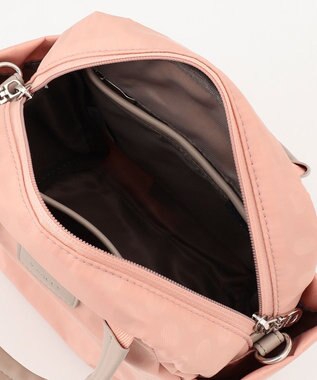 Y'SACCS はっ水ドットジャカード　ショートハンドル付き　軽量2wayショルダー ライトピンク