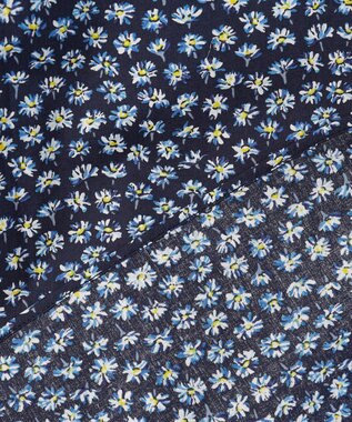 JOSEPH ABBOUD リバティプリント シャツ ネイビー系5