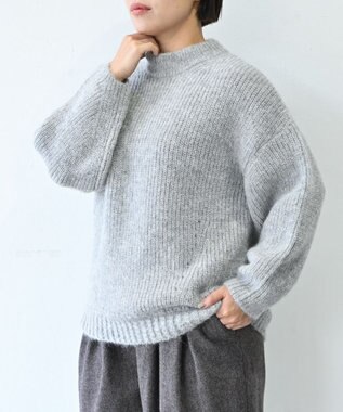 ふっくら柔らか高品質 キッドモヘア×アルパカ×ウール〉セーター / muuc | ファッション通販 【公式通販】オンワード・クローゼット