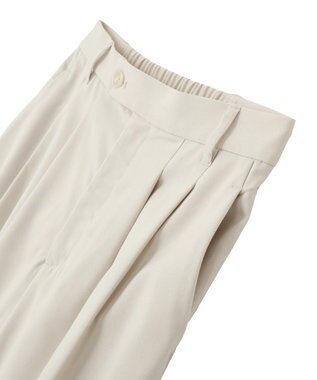 Green Parks イージーケアタック入りスカート Beige