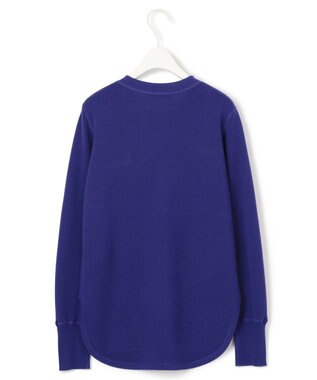 ICB 【洗える】 エクストラファインメリノ ヘンリーネックプルオーバー ロイヤルブルー系