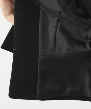 自由区 FORMAL 【襟華やか】エレガント ジャケット＋ワンピース ブラック系