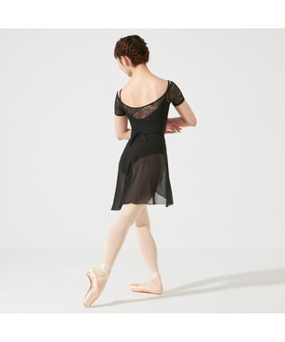 Chacott 【AKANE TAKADA】レイヤードレオタード ブラック