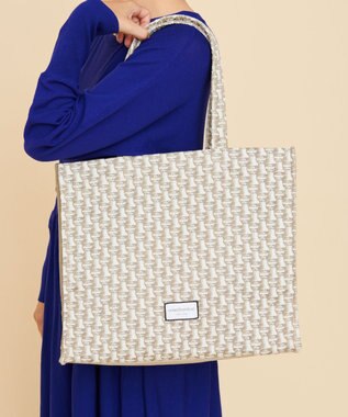 united bamboo ジャカードトートバッグ ベージュ系1