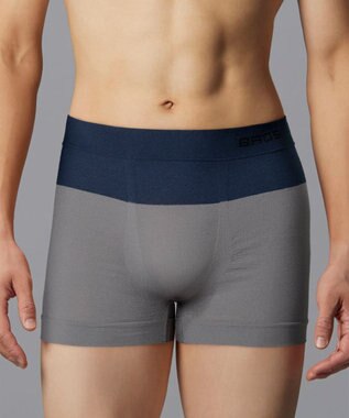 WACOAL MEN ボクサーパンツ【PANTS HOLIC X】ワンサイズ(S-LL) フロント快適Xマチ 立体成型 適度なフィット感 前閉じ 下着 GT3480 /ブロス バイ ワコールメン グレー