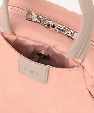 Y'SACCS はっ水ドットジャカード　ショートハンドル付き　軽量2wayショルダー ライトピンク