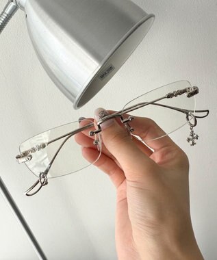 WEGO レンズチャームリムレスアイウェア