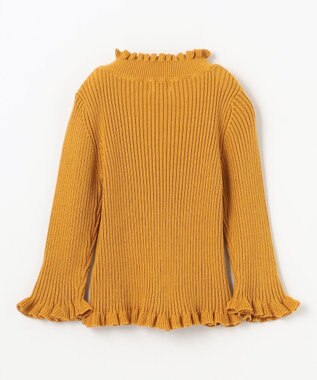 組曲 KIDS 【90-100㎝】リブニット マリーゴールド系