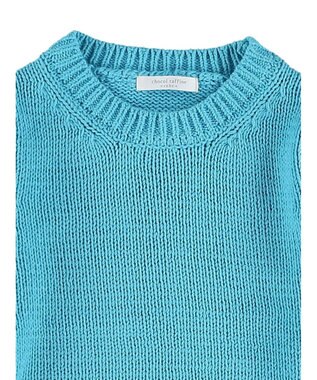 Green Parks ローゲージニットＴシャツ Blue