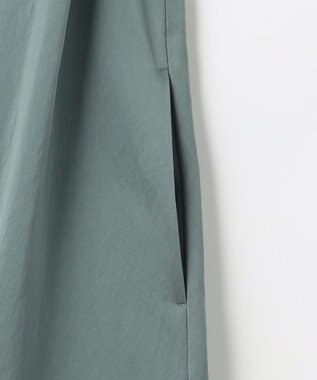 NAVE 【ReNAVE　洗える】グロスサテン ドレス スモーキーグリーン系