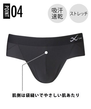 CW-X 【MEN】スポーツショーツ　ローライズ　吸汗速乾　/ワコール　HSO540 ブラック