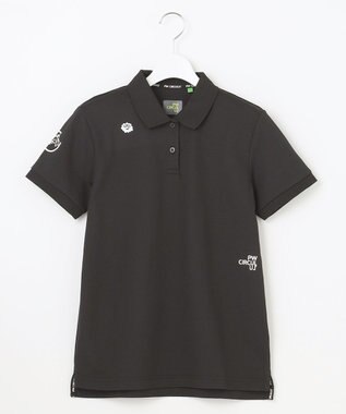 PW CIRCULUS 【WOMEN】ベーシックポロ ゴルフウェア レディース ブラック系