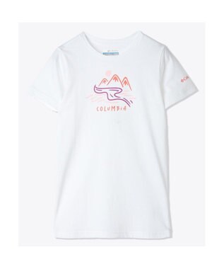 Columbia Columbia/ 【KIDS】ミッションレイクショートスリーブグラフィックシャツ /コロンビア White、 Weaving Waterscape