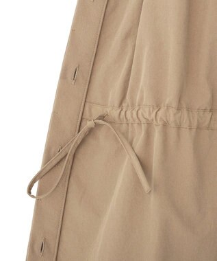 Green Parks ギャザードロストワンピース Beige