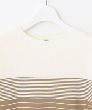 J.PRESS LADIES 【洗える】 ガータードルマンWG ニット キャメル系1