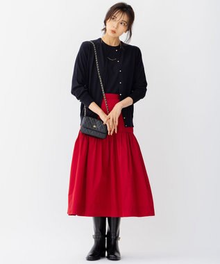 23区 【アンサンブル対応】サステナブルウール カーディガン ダークネイビー