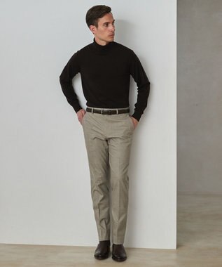 GOTAIRIKU 仕事で着られる 秋冬の綿パン【ストレッチ】コットンモールスキンストレッチパンツ ベージュ系