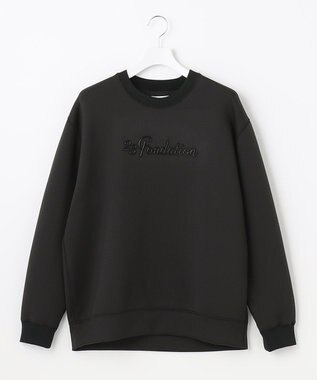 23区GOLF タウンユースにも使える【23Fondation/MEN】BASIC トレーナー ブラック系