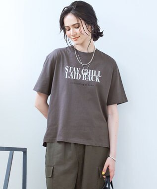 【SLOW/一部店舗限定】MVSコットン ロゴTシャツ