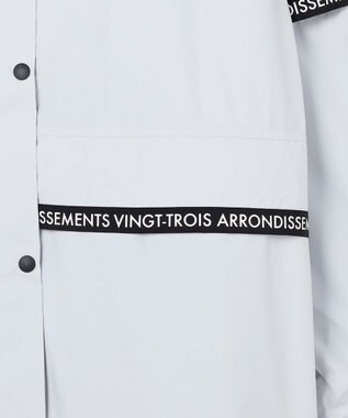 23区GOLF 【WOMEN】レインワンピース　撥水　耐水 ライトグレー系