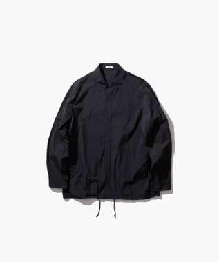 ATON HAND DYED NYLON | シャツジャケット - UNISEX BLACK