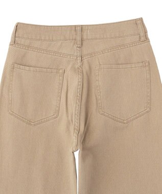 AMERICAN HOLIC ルーズストレートカラーデニムパンツ Beige