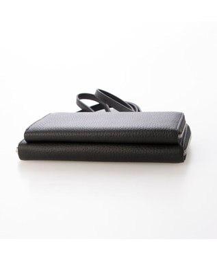 UNBILLION VERYコラボ ペルケ perche / 牛革ウォレットチェーンショルダーバッグ ブラック