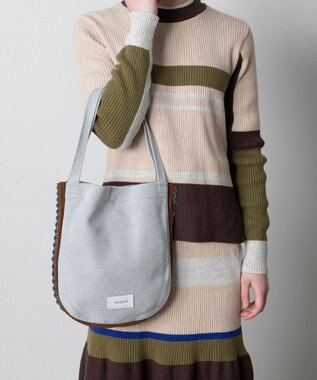 TRICOTE フリルラメバッグ 01SILVER