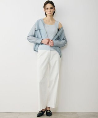 ICB ブライトステッチリブ タンクトップ サックスグレー