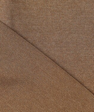 自由区 【セットアップ対応・洗える】ヴィスコースシアー ニット ブラウン系