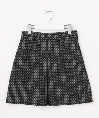 23区GOLF 【WOMEN】裏起毛ジャージースカート ストレッチ モノグラム 上品スタイル ブラック系5