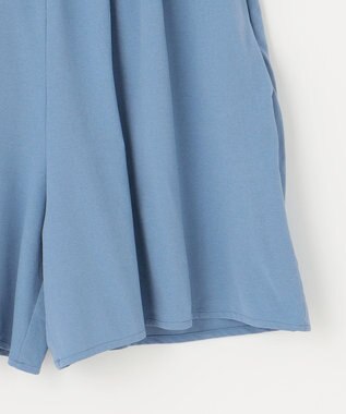 Feroux 【接触冷感・UVカット・吸水速乾】ラッシュガードペプラム オールインワン ブルー系