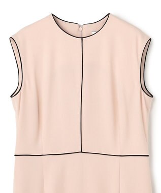 BEIGE， 【セットアップ対応】CINDY / クルーネックドレス Nude × Black