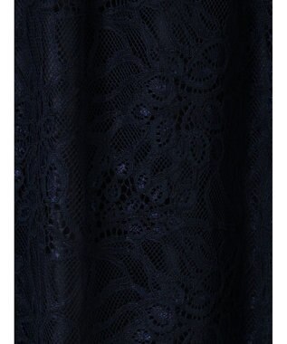 earth music&ecology ＳＥＴ２点　シースルーブラウス付きキャミワンピース Navy