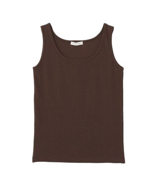 Green Parks 機能付テレコリブタンクトップⅡ Brown